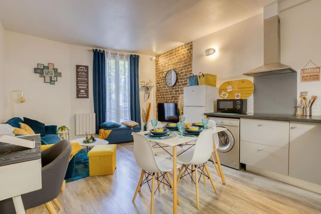 Apartamento Escale A Paris Metro & Parking Saint-Ouen  Exterior foto