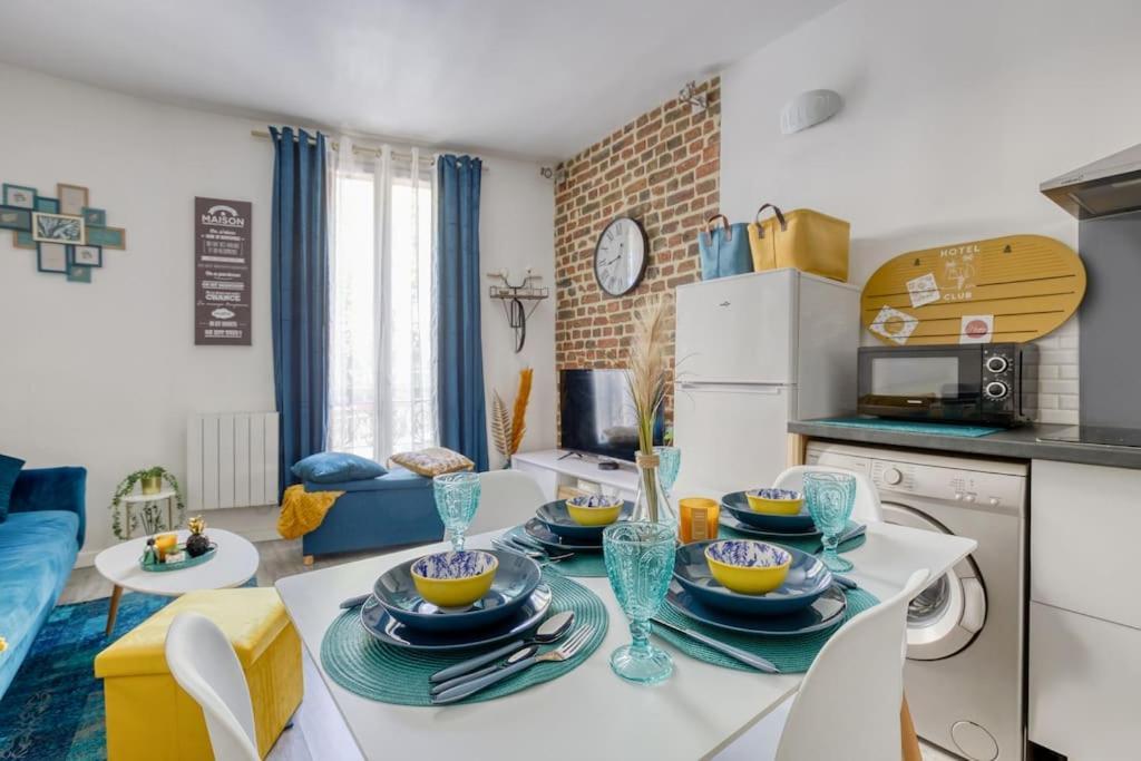 Apartamento Escale A Paris Metro & Parking Saint-Ouen  Exterior foto